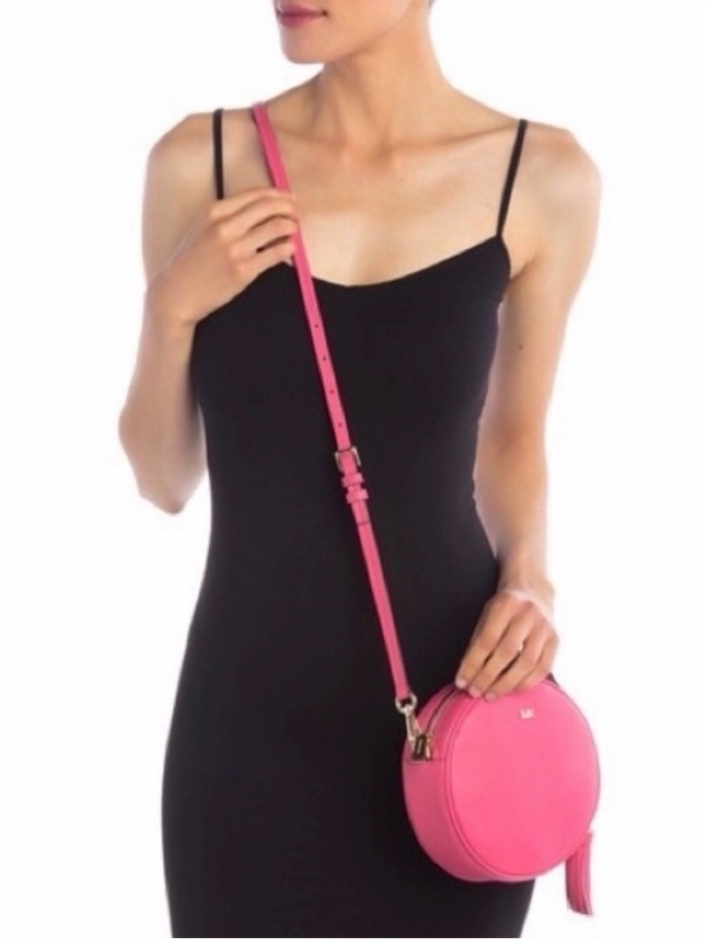 Michael Kors Pink Canteen Crossbody Bag